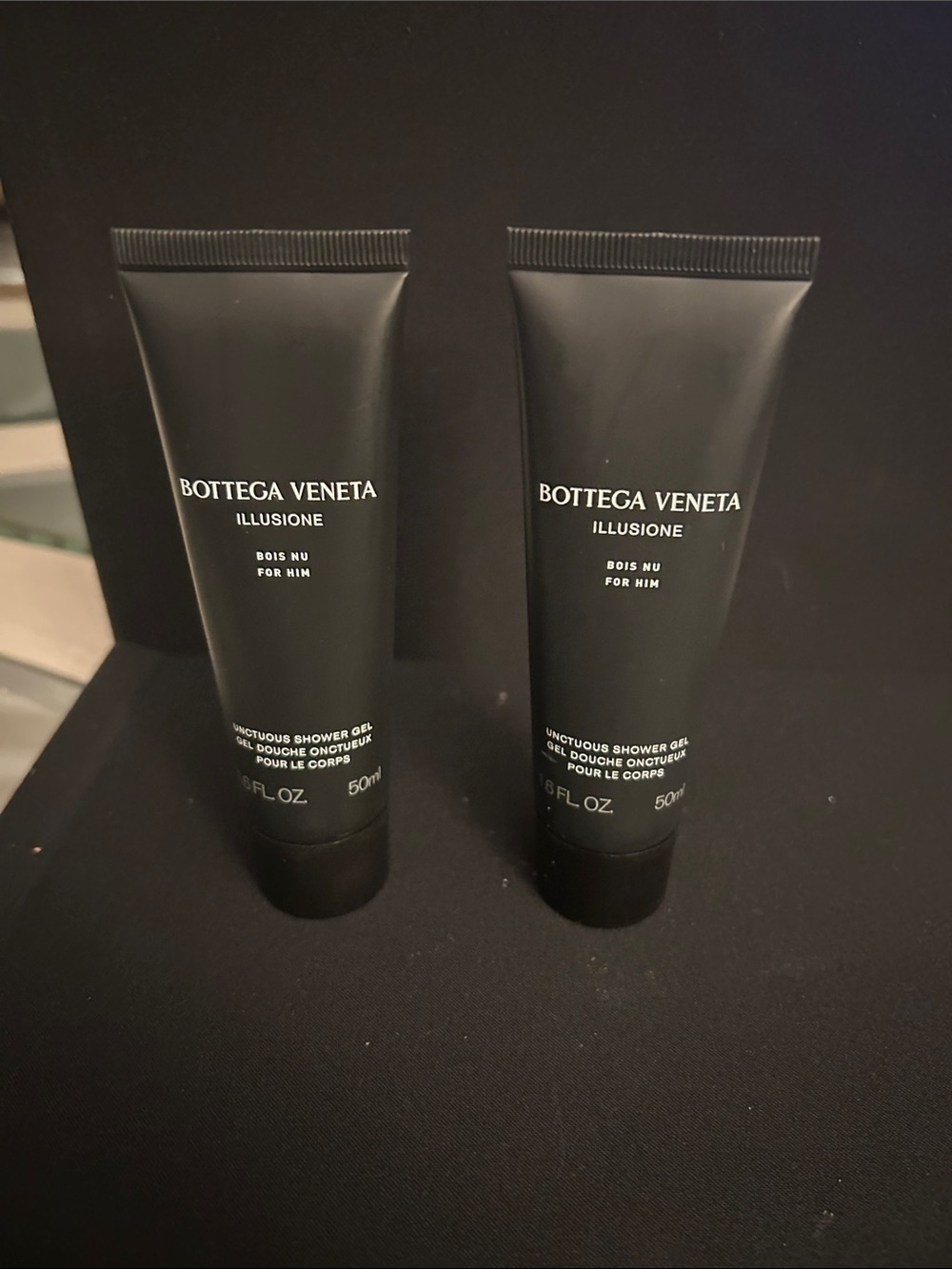 Bottega Veneta Illusione Bois Nu For Him Shower Gel Duo - Black